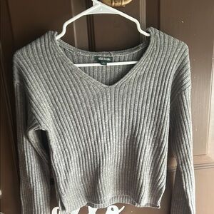 Target Brand New Gray Off-the-Shoulder Sweater